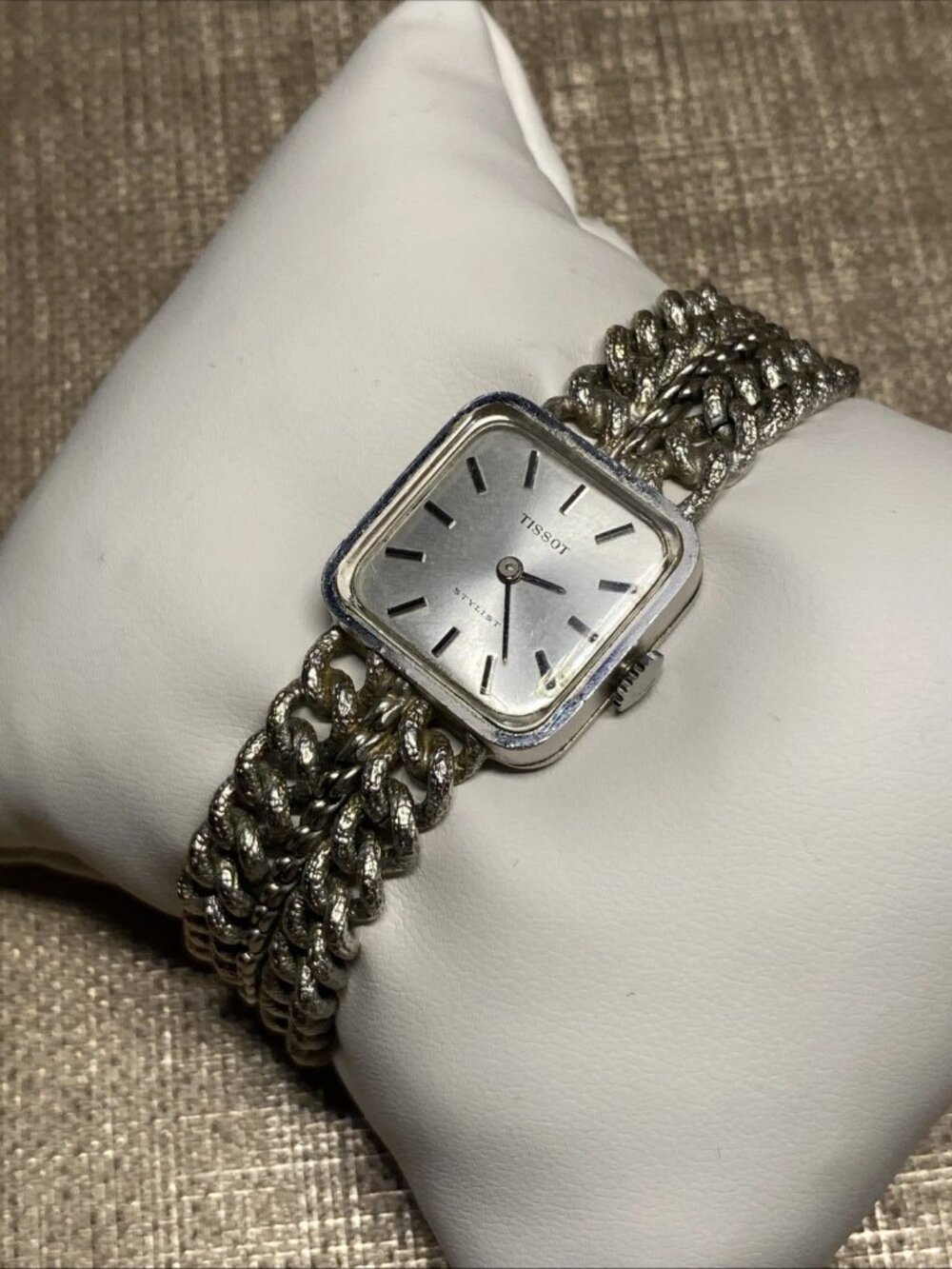 Vintage Tissot Stylist Swiss Ladies Watch Manual Wind 17 Jewels Working